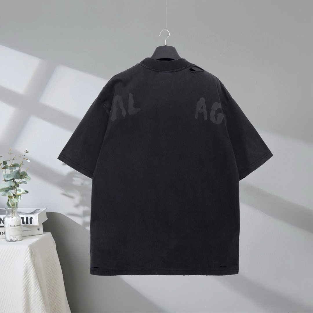 Men's Plus Tees & Polos T-SHIRTS Round neck embroidered and printed polar style summer wear with street pure cotton r4r4