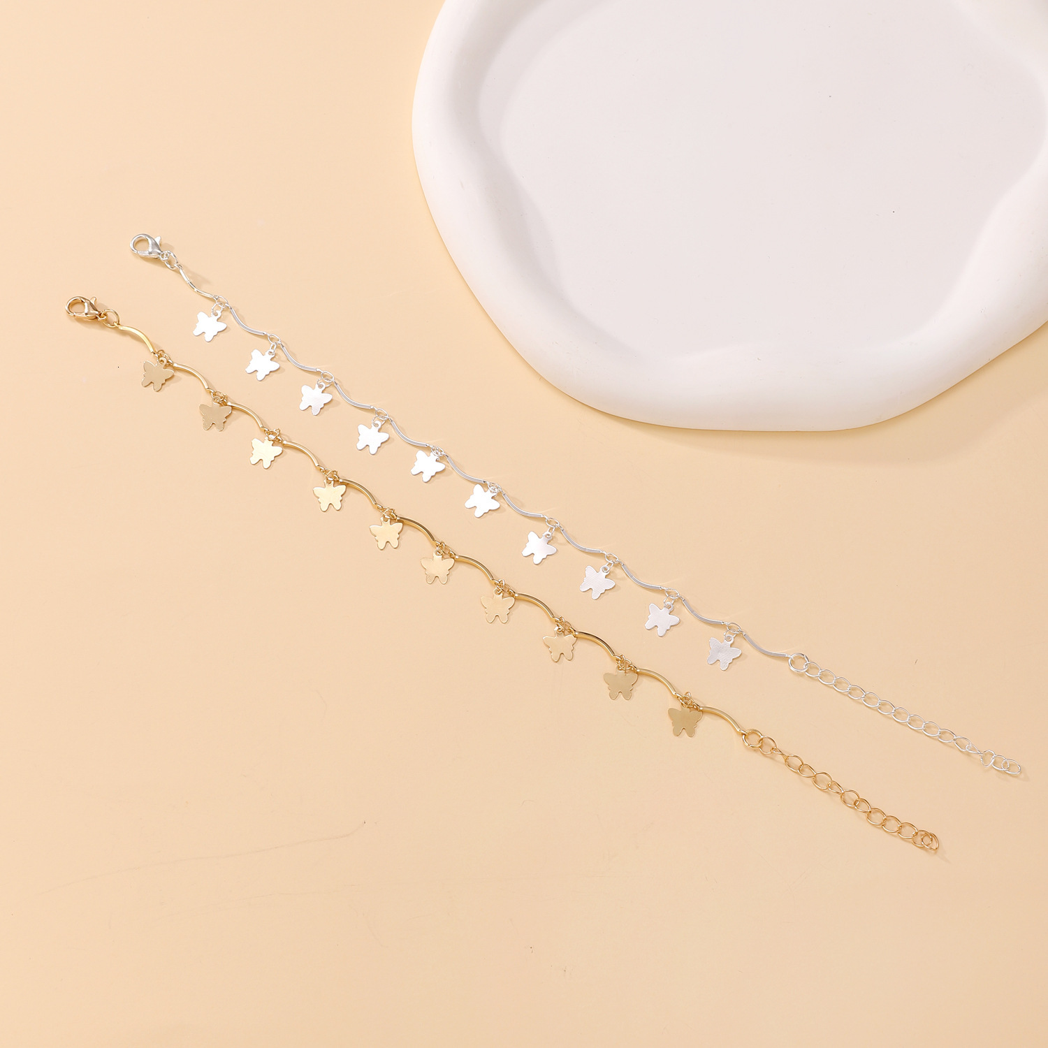 Tassel Pendant Luxury designer luxury Butterfly For Women free shipping Free Shipping Ethnic Style Personality Simple Beach Anklet