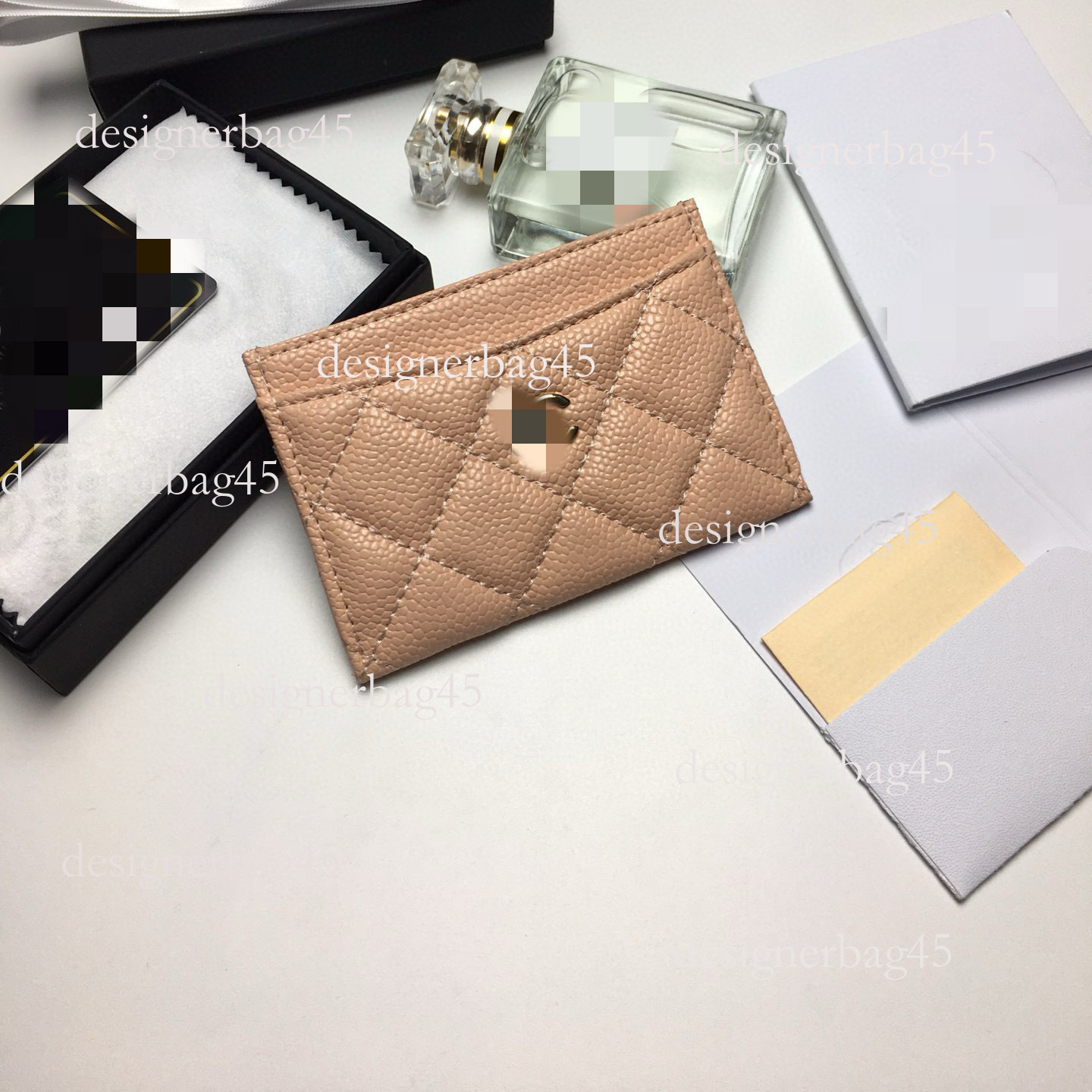 Niche Caviar Card Slot Wallet Summer New Quilted Multi Functional designer bag Clutch Luxury handbag Simple Women S Bag