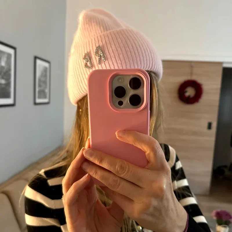 Luxury Winter Warm Rabbit Fur Knitted Hat Diamonds Letter Beanies Hats For Women Famous Brand Lady Casual Bonnet Skiing Cap Y251209