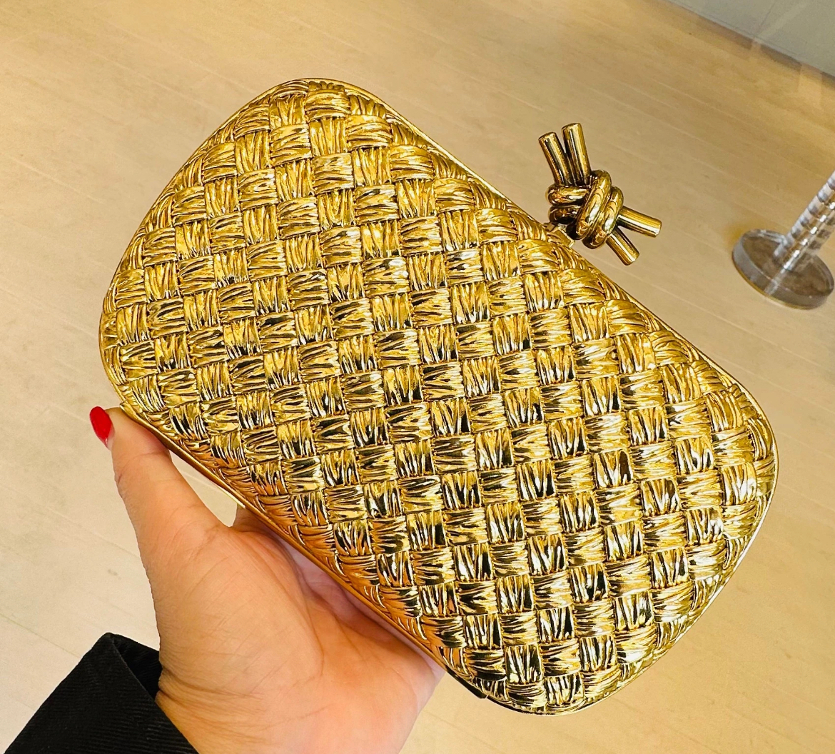Designer luxury bag evening intrecciato Clutch Bag Genuine Leather Women Party Fashion Mini Handbags Top Quality