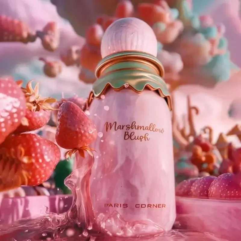 Paris Corner Marshmallow blush EDP 34 liquid ounces about 34 ml Marshmallow strawberry perfume suitable for womenT251209