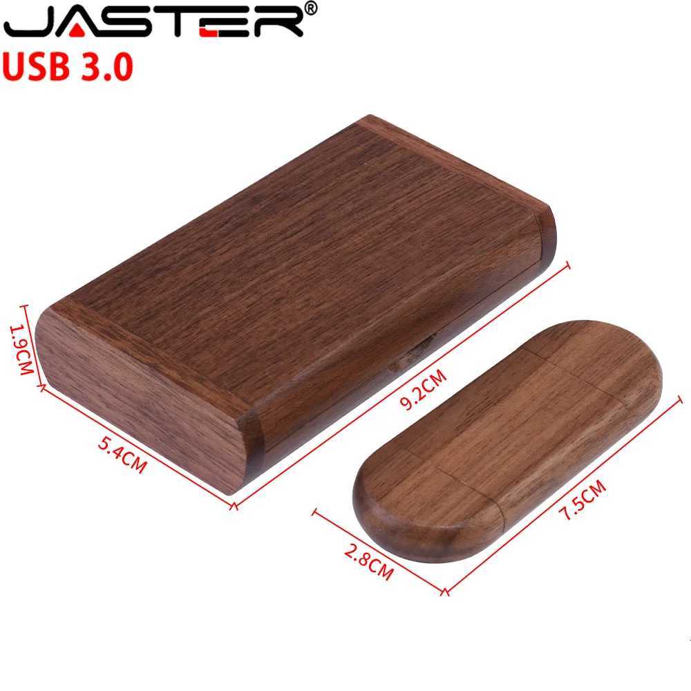 JASTER USB Flash Drive TYPE-C 2 in 1 Memory Stick 30 Wooden Pendrive 4GB 8GB 16GB 32GB 64GB 128GB Pen driveNo custi C251209