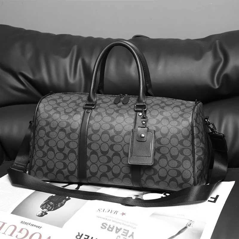 Mens Fi Plaid Mtifunctial Wear Resistant Waterproof Large Capacity Travel Business Lage Bag Handbag Shoder Bag Y251209