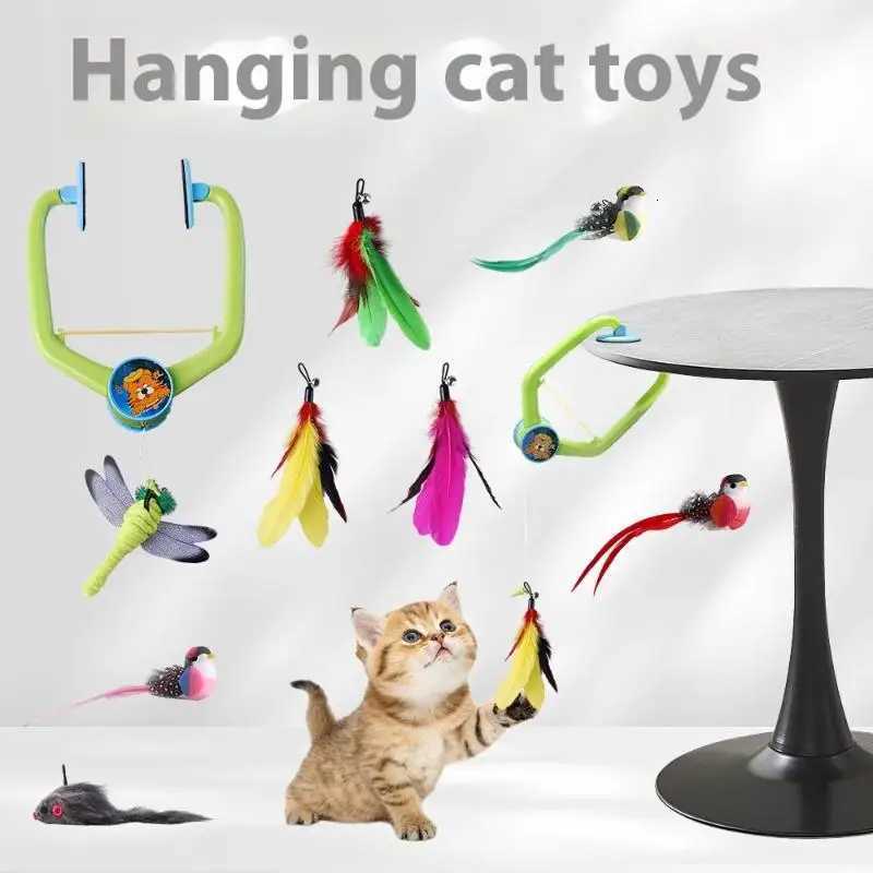 The New Type Of Cat Electric Smart Hanging Door Toy Is A Self-entertainment Entertaining And Cat-teasing Wonder M251209