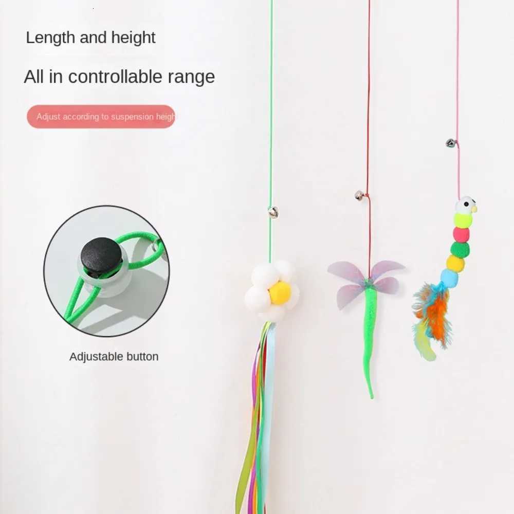 Cat Elastic Rope Hanging Door Teaser Cat Stick Pet Swing Cat Toy Hanging Cat Toy M251209