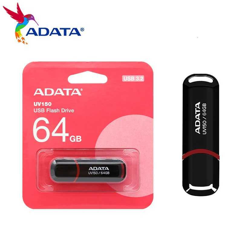 ADATA UV150 32GB 64GB 128GB 256GB USB 32 Flash Drive High Speed Memory Stick For CputerPC C251209