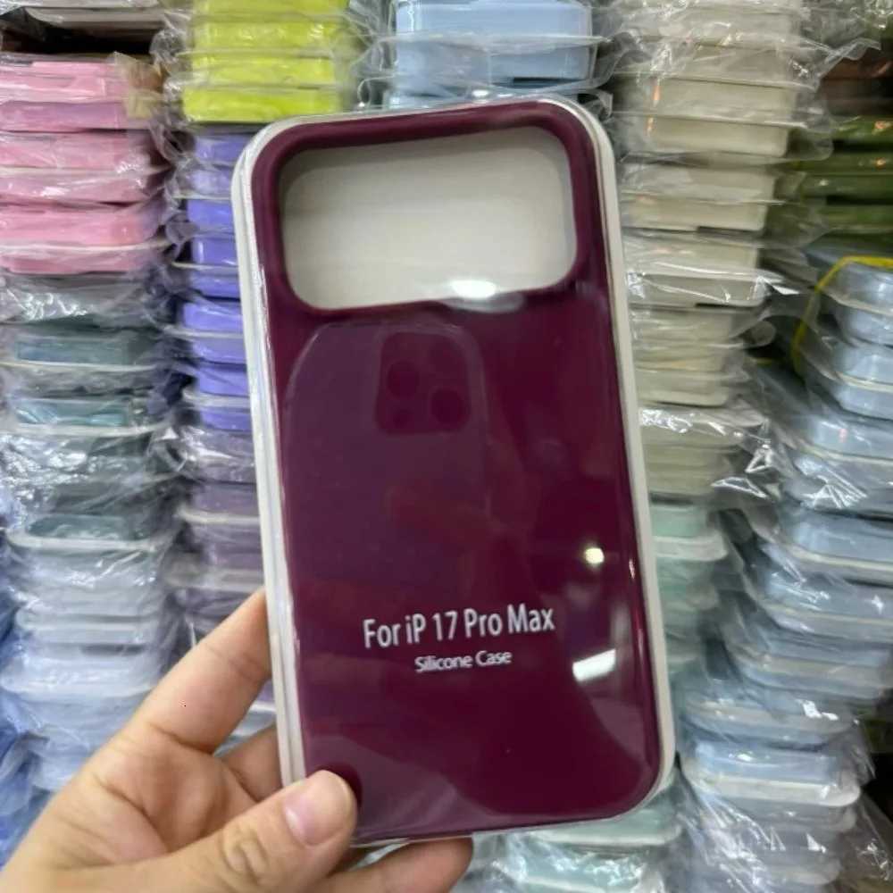 Fashion Candy Pure Color Smooth-Touch Case For IPhone 17 Air 16E 15 14 Plus 13 12 11 Pro Max Liquid Silicone Soft Cover C251209