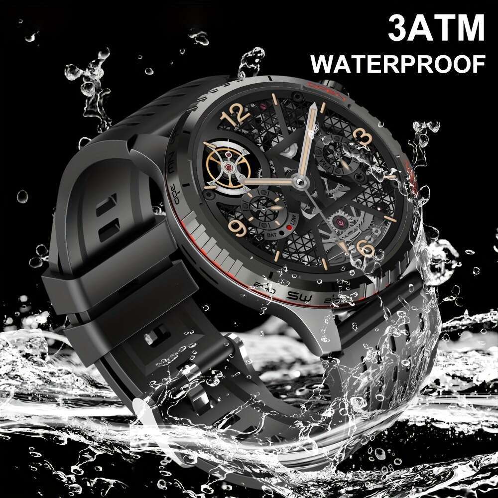GPS Smart AMOLED Heart Rate Oxygen Blood Pressure Sleep Monitoring 3ATM Waterproof Outdoor Sports Watch