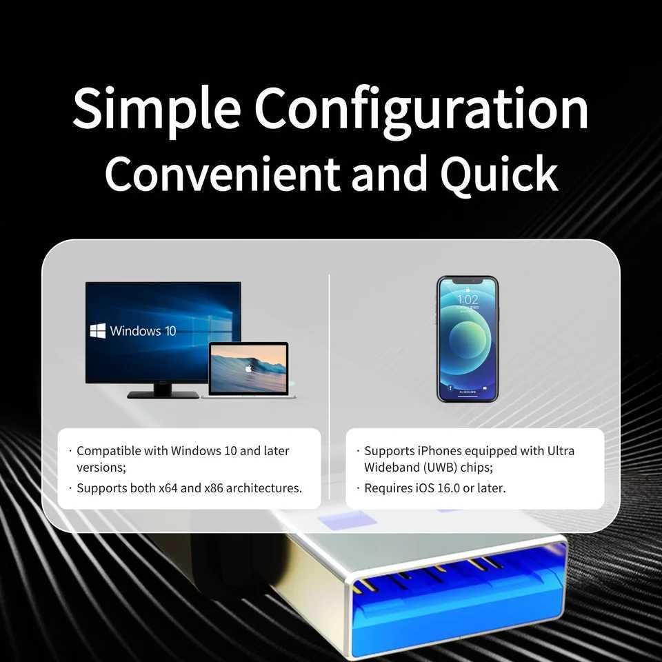 EforLink Cputer Touchless SnLockAutatic Locking UWB High-Precision RangingUSB Security KeyWindows Security Key C251209