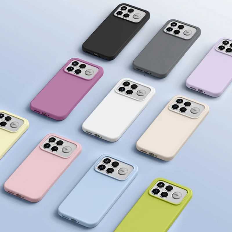 Case For F8 tra F8 Pro 5G Redmi K90 Pro Max Luxury Liquid Soft Silicone Cfortable Feel Built in Flocking Cover C251209