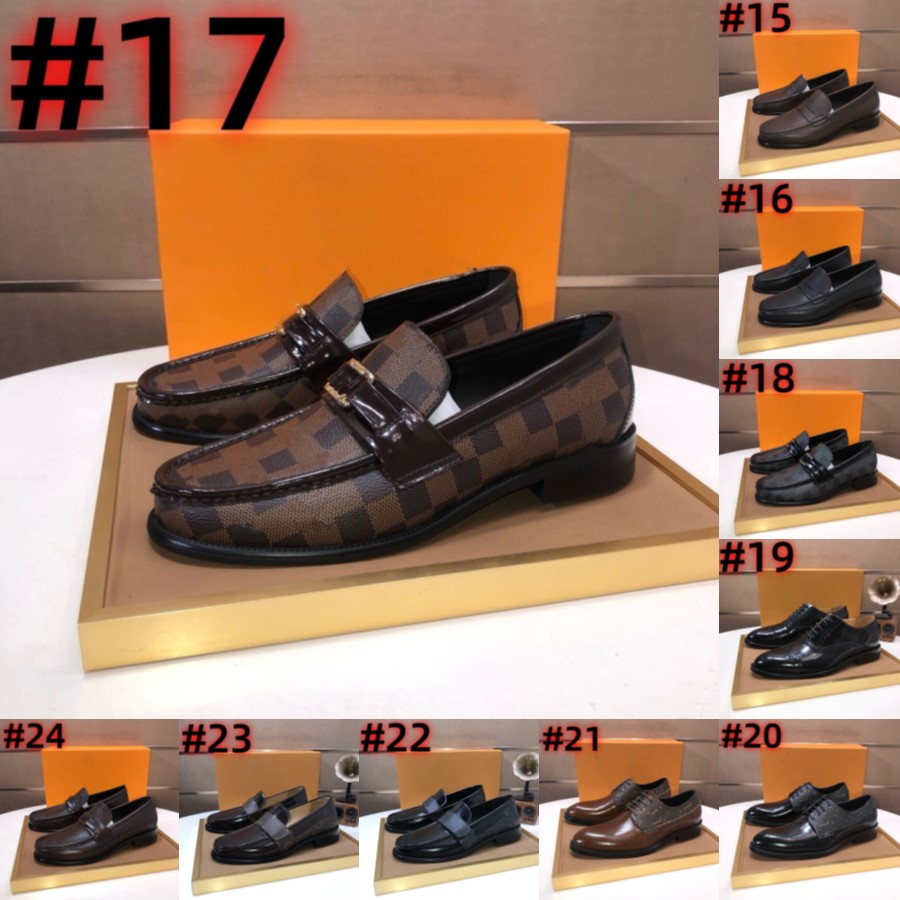 69Model Men's Designer Dress Shoes Lace-up Casual Business Leather Shoes for Men Black Brown Pointed Toe Formal Wedding Shoes Zapatos De Hombre