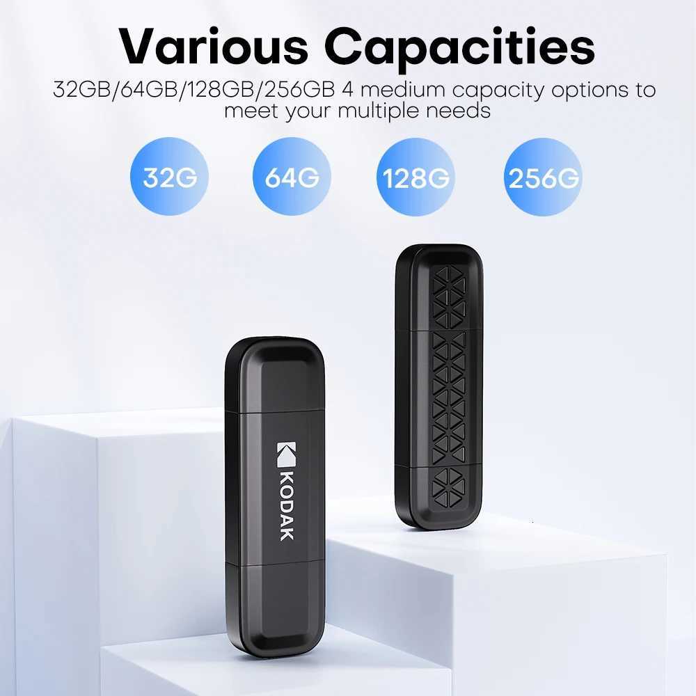 Dual USB Flash Pen Drive Memory Stick USB32 Gen 1 OTG Portable U Disk 32gb 64gb 128g 256g For Phone Cputer C251209