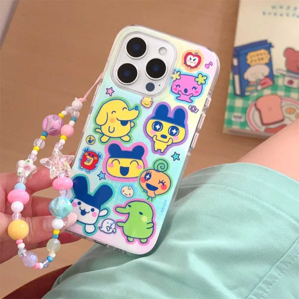 Korean Funny cartoon rabbit phone case for iPhone 12 14 13 prax 15 15Pro 16 Pro Funda Korea with ch shock protection cover C251209