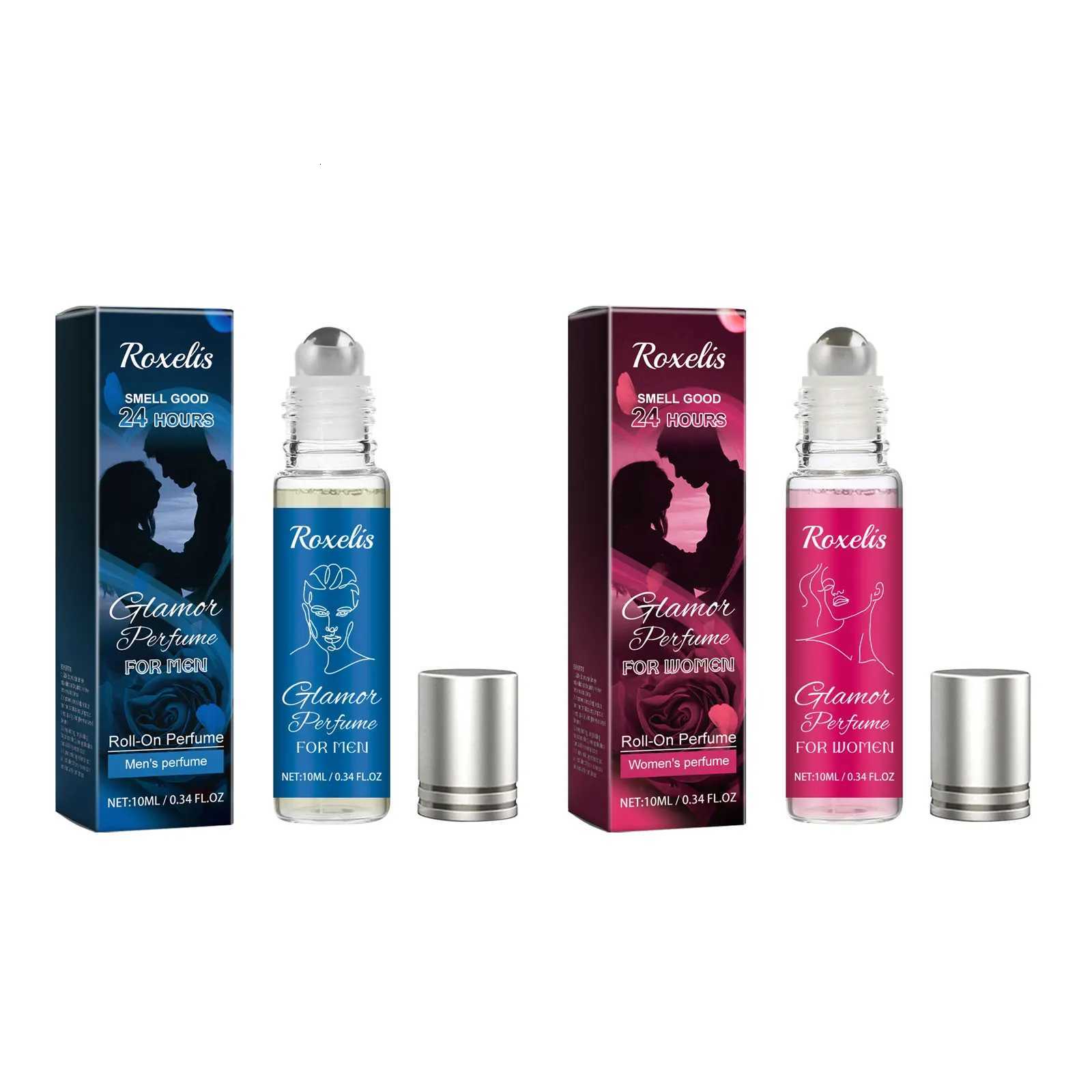 Roxelis 10ml Pheromone Perfume Roller Ball Long Lasting Natural Refresh Flirting Glamour Release Dating Couple Charming PerfumeT251209