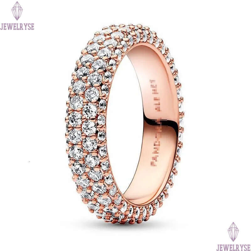 S925 silver rose flower heart love ring for women 18k gold retro vintage star luxury designer engagement with shine crystal diamond hollow rings jewel