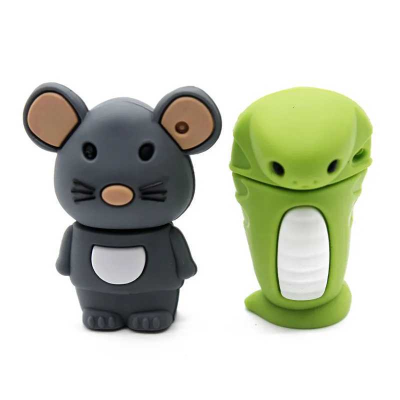 Chinese Zodiac usb flash drive disk green snake/chicken/rabbit/horse/monkey memory stick pendrive Pen drive 8GB 16GB 32GB C251209
