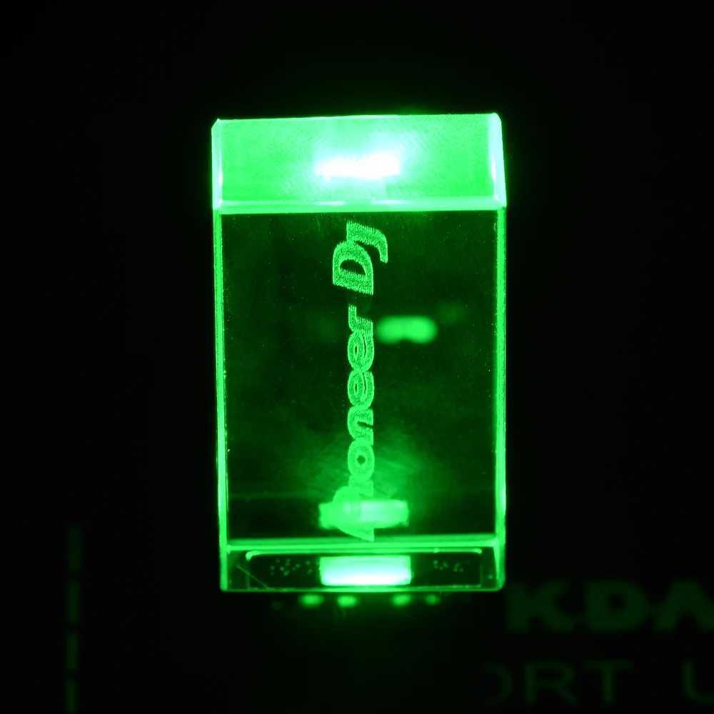 Colorf LED USB Flash Drive 128GB Cust High Speed Writing Reading Memory Stick Light DJ Premium Pendrive 64GB C251209