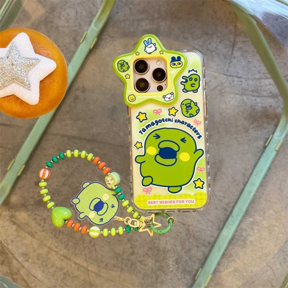 Funny Rabbit Cartoon Phone Case For iPhone 13 14 15 16 Pro Max Cover Lovely Anti-fall Funda with Chain Kawaii Protection Cover C251209