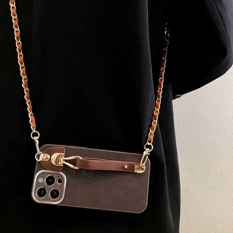 Leather Pattern Crossbody Lanyard Case For iphone 16 15 14 13 12 11 Pro Max XR X Xs Max Neck Wrist Strap Shockproof Phone Cover C251209