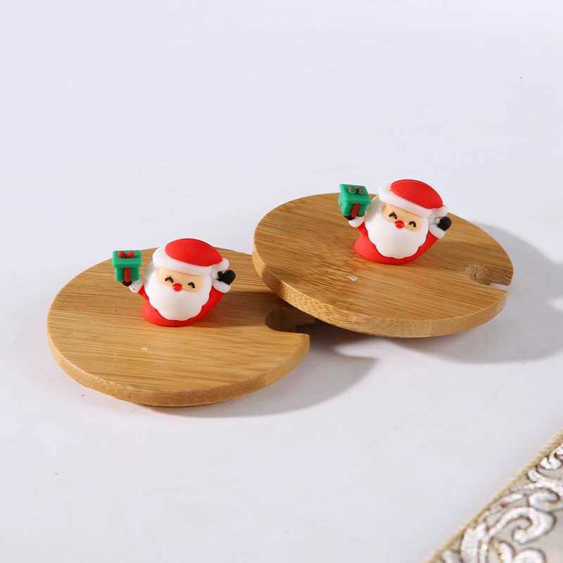 Hot-selling Christmas ceramic cups Christmas gifts cute covered spoon milk cups off coffee cups H251209