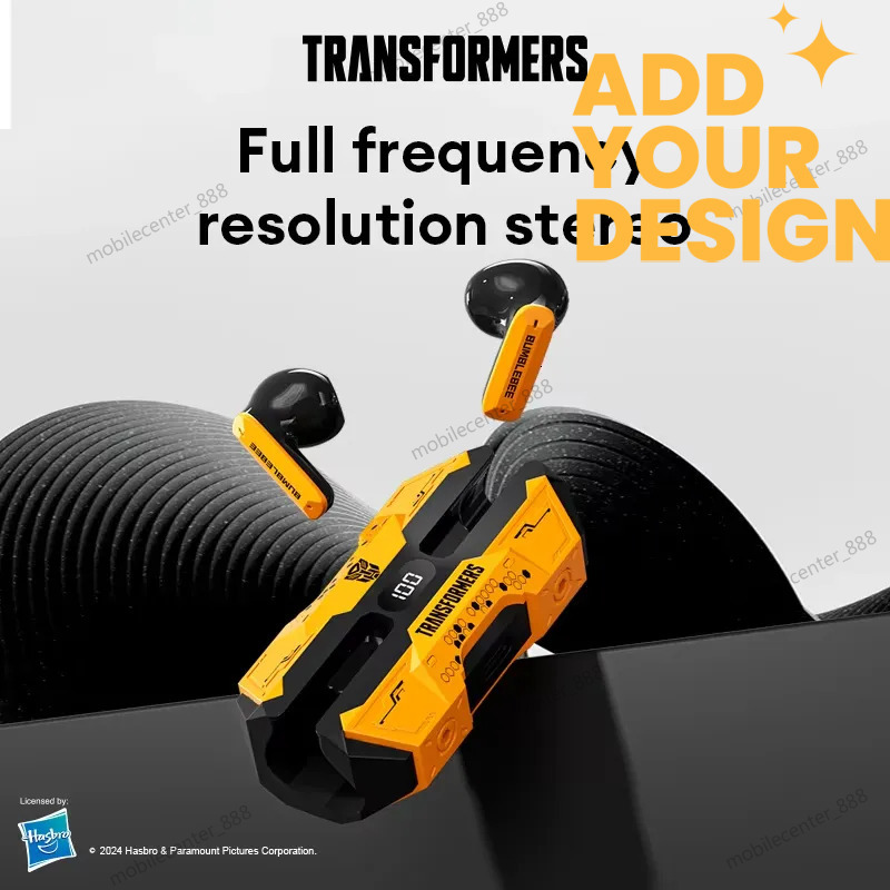 custom TRANSFORMERS TWS Gaming Earphones Hifi Stereo Sound Music Game Earbuds Dual Mode Low Latency HD Call Headphones TF-T51
