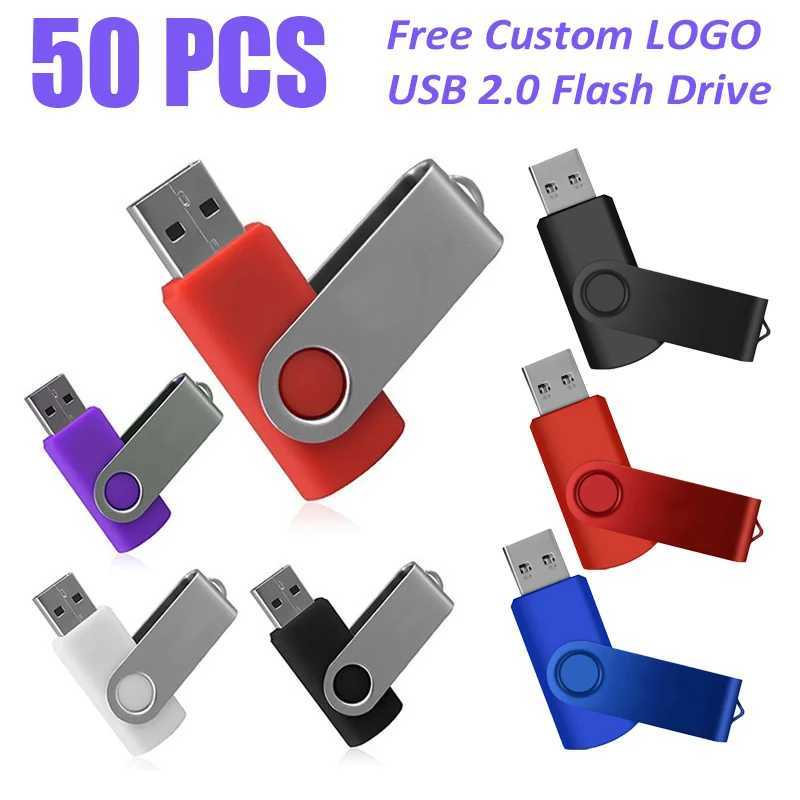 50Pcs USB Flash Drives 4G 8GB Pen Drive 16GB 32GB Flash Disk 64GB 128GB USB Memory Stick 256MB 512MB 1GB 2GB /sing C251209