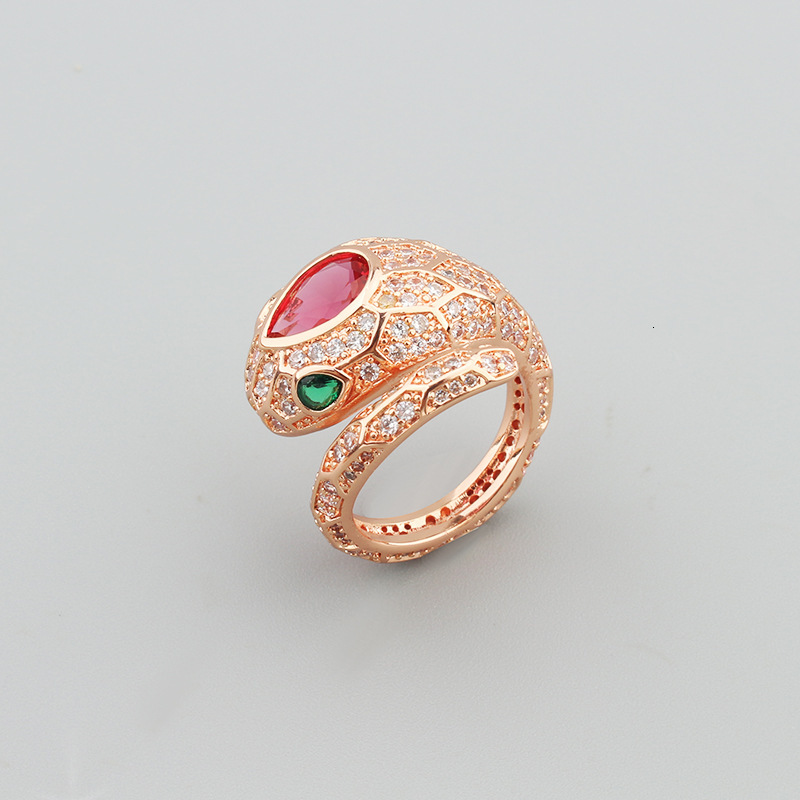 Vintage New Ring Earrings Necklace Jewelry Set Inlaid with Ruby for Women Banquet Wedding Bride Earrings