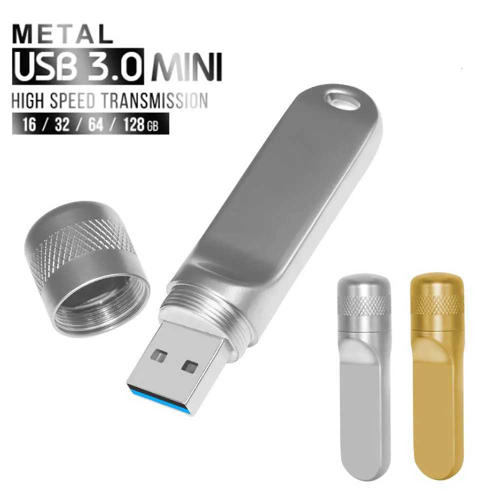 NEW USB Flash Drive 30 128GB 64GB 32GB 16GB 8GB Metal Pendrive USB Stick Pen Drive High Speed 64GB 128GB C251209