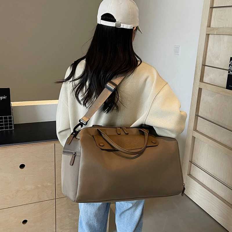 Wen Waterproof Sports Gym Duffle Bags Mtifuncti Dry Wet Separati Bags Fitness Training Yoga Shoder Bag with Shoe Bag Y251209