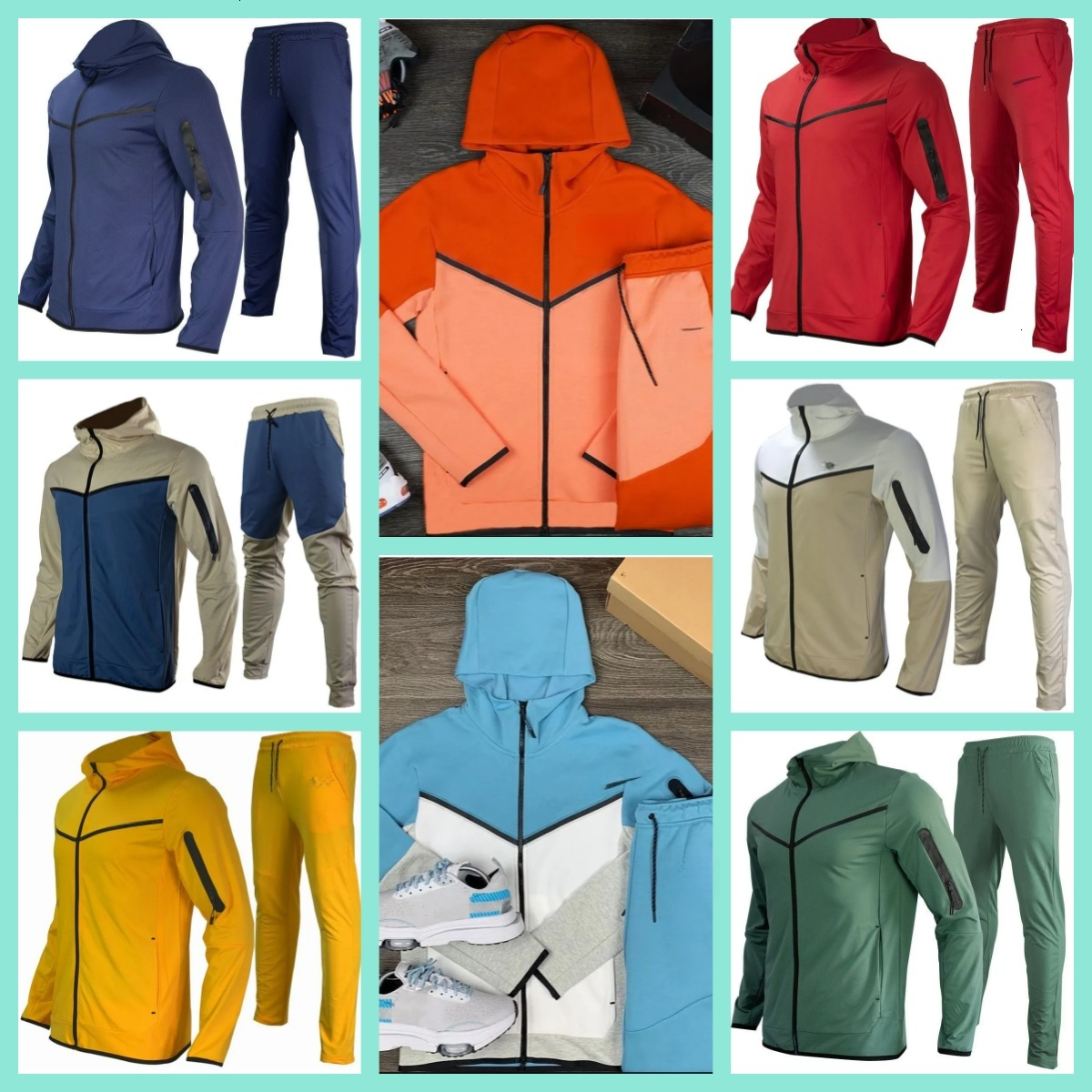 tech fleece tracksuit comfortable niketech fleece tracksuit designer hoodie tracksuit sportsuit Outfit Two piece set Womens mens hoodies sweatpants sport suits G