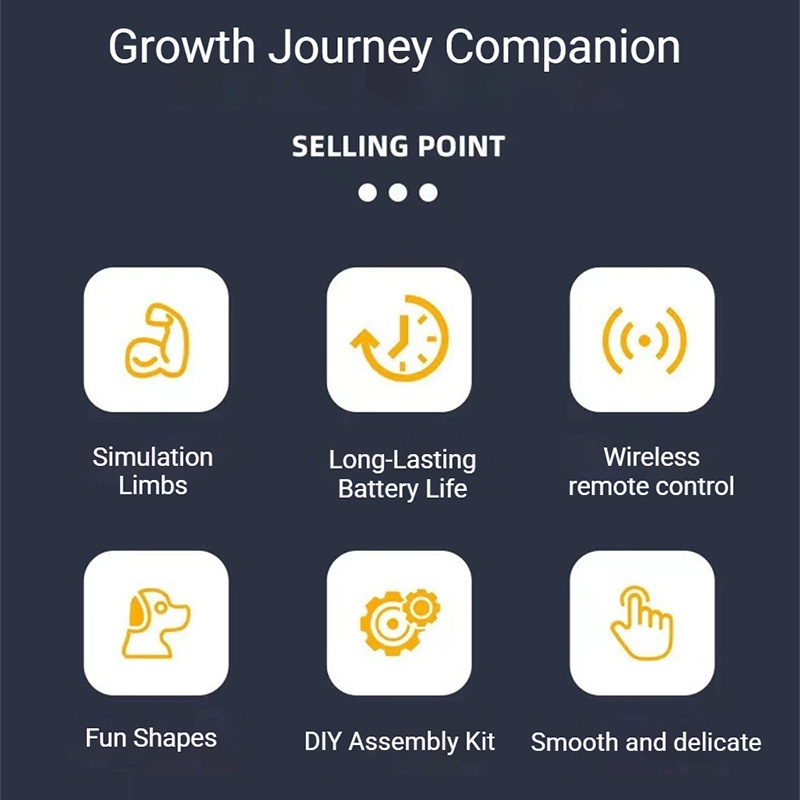 Rc Robot Dog Remote Control Mechanical Toy Science Teaching DIY Assembling Model Electric Set Toys for Boys Kids Gifts