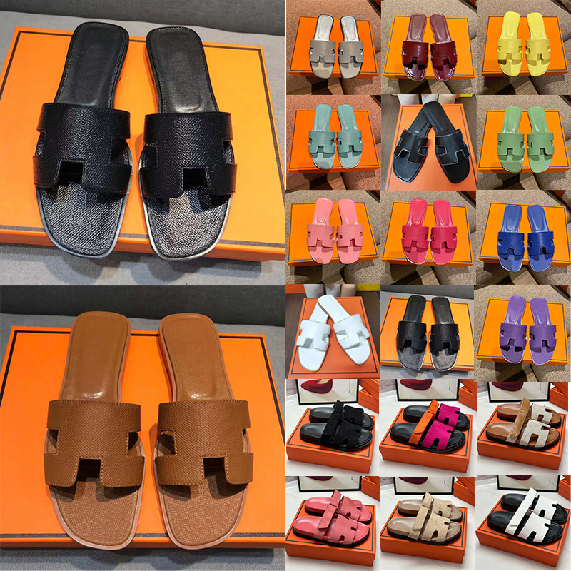 free shipping women slippers designer sandals slides stylish sliders summer beach outdoor casual travel slippers luxury shoes mules brown black white