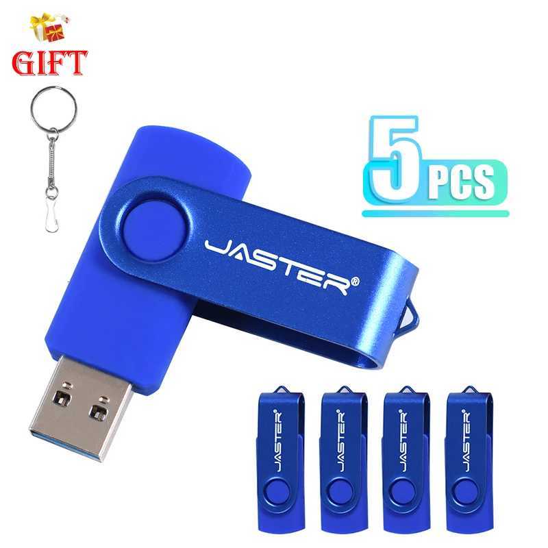 5 PCS LOT USB Flash Drive 128GB Key Chain Pen Drive 64GB Gift Memory Stick 32G Portable Pendrive 16G Shatterproof C251209