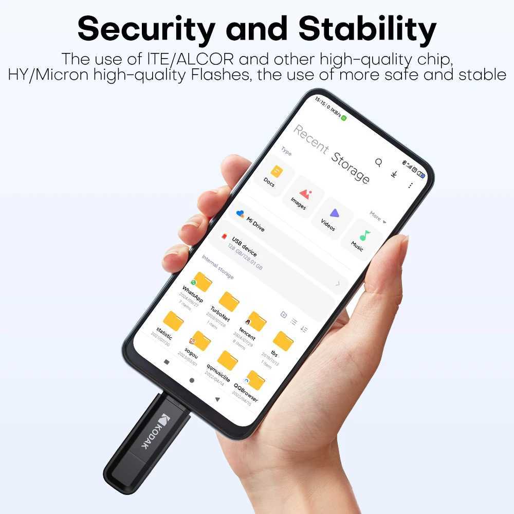 Dual USB Flash Pen Drive Memory Stick USB32 Gen 1 OTG Portable U Disk 32gb 64gb 128g 256g For Phone Cputer C251209