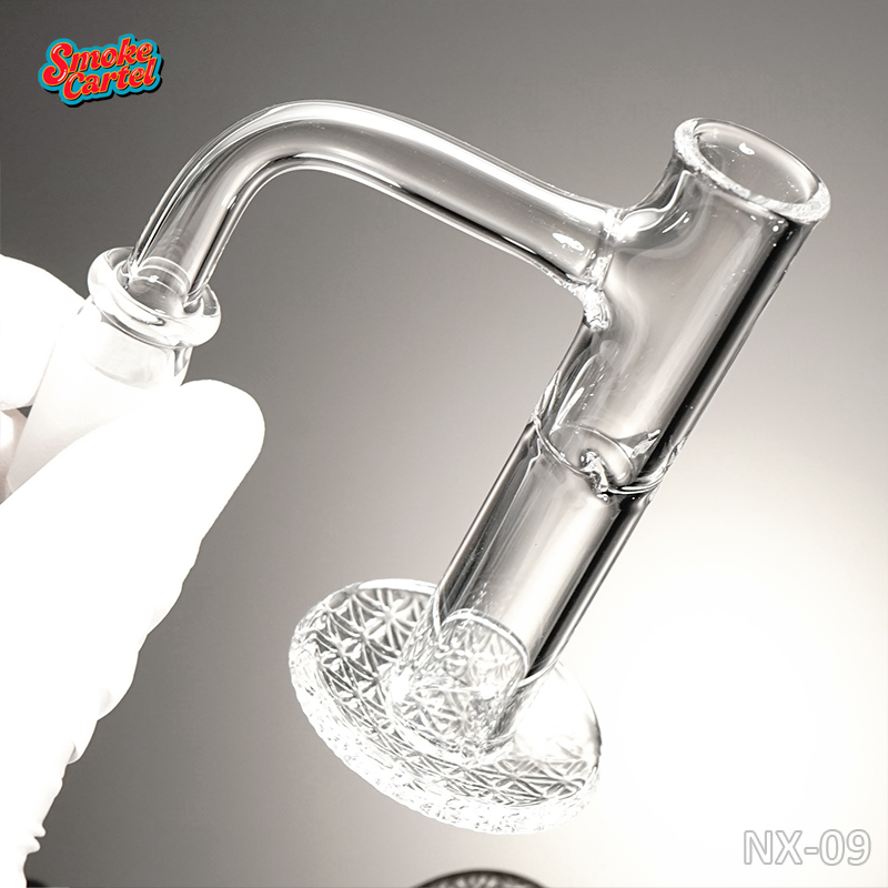 Pro-Series Long Tube INFINITY Auto Spinner Blender Quartz Banger, 10-14mm Universal Fit, High-Purity Heat-Resistant Design, Wholesale Available for Bulk Orders