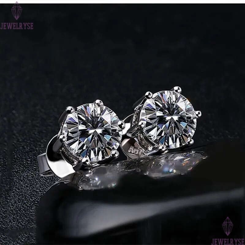 fashion classic shining crystal stud earrings silver cz zircon bling diamond earings earring ear rings jewelry for women