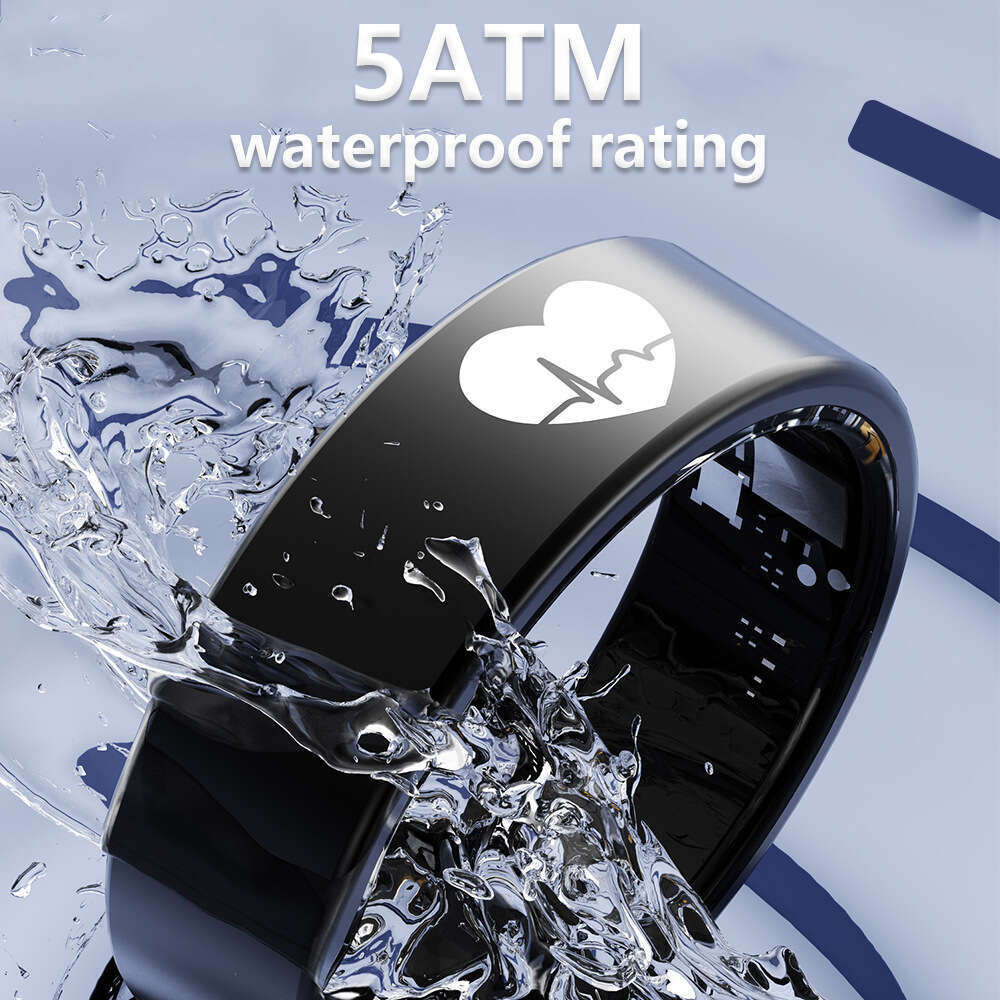 Famous Brand ECG Heart Rate Body Temperature Blood Oxygen Sleep HRV R Ring Smart Health Monitoring