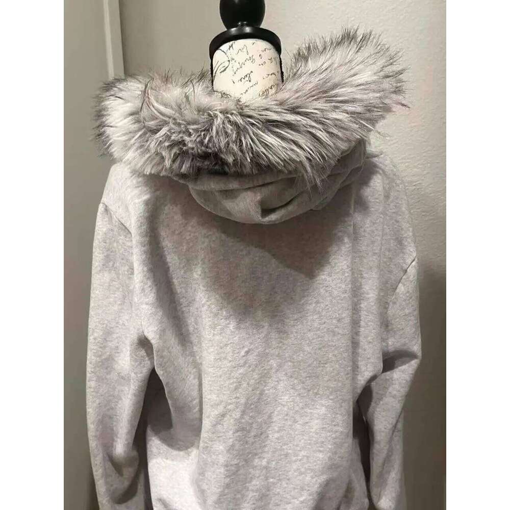 Y2k Women's Winter New Collection Versatile Casual Zip Up Comfortable Thickened Cardigan Coat Tops Solid Hoodies