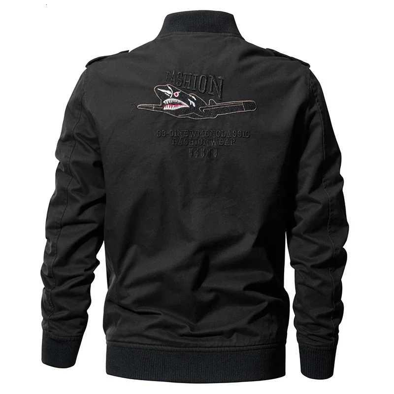 New Spring Military Style Pilot Jacket Multi-pocket Men Tactical Flight Jacket Autumn US Air Force Motorcycle Outwear Cotton W251209