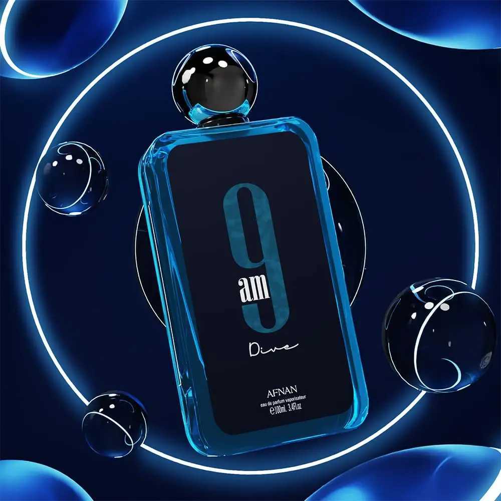 Afnan 9 AM Dive Unisex Eau De Parfum 34 Fl OzT251209