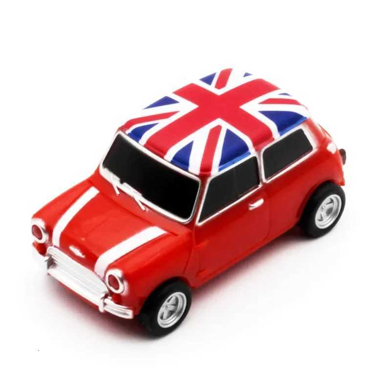 British Car Model USB Flash Drive 128GB Business Gifts Pen Drive 64GB Black Red Memory Stick High Speed Pendrive 32GB C251209