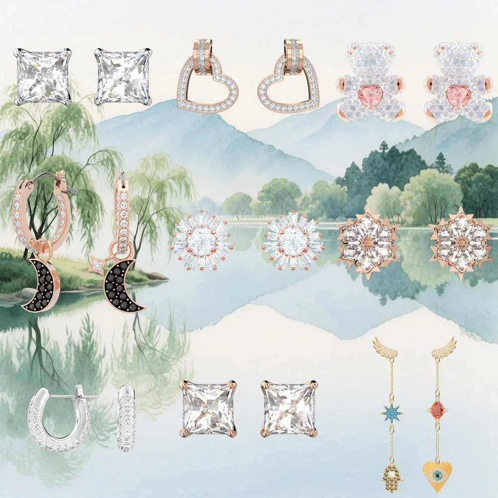Womens Earrings Niche Design Fashionable Suitable for Gift Giving and Daily Wear K251209 H260129