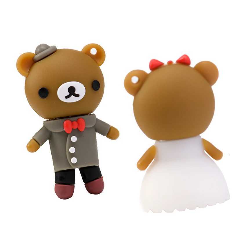 JASTER portable cute cartoon wedding panda USB20 flash pen drive 4GB/8GB/16GB/32GB/64GB external storage memory stick n gift C251209