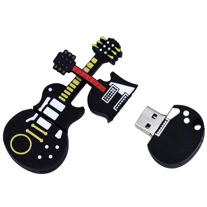 Guitar Series Gifts USB 20 Flash Drive Real Capacity Pen Drive 64GB/32GB/16GB/8GB/4GB Memory Stick Pendrive U Disk C251209