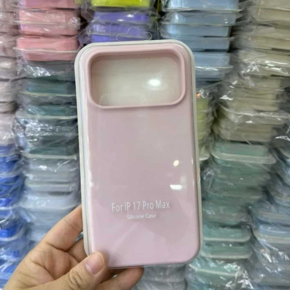 Fashion Candy Pure Color Smooth-Touch Case For IPhone 17 Air 16E 15 14 Plus 13 12 11 Pro Max Liquid Silicone Soft Cover C251209