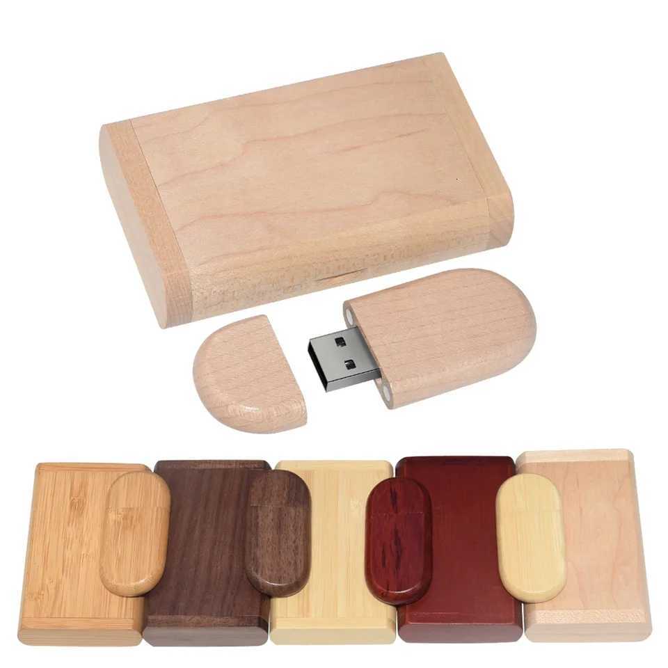 High Speed Wooden USB 30 Flash Drives 256GB 128GB 64GB Pen Drive 16GB 8GB Bamboo Memory Stick Business Gift Usb Stick C251209