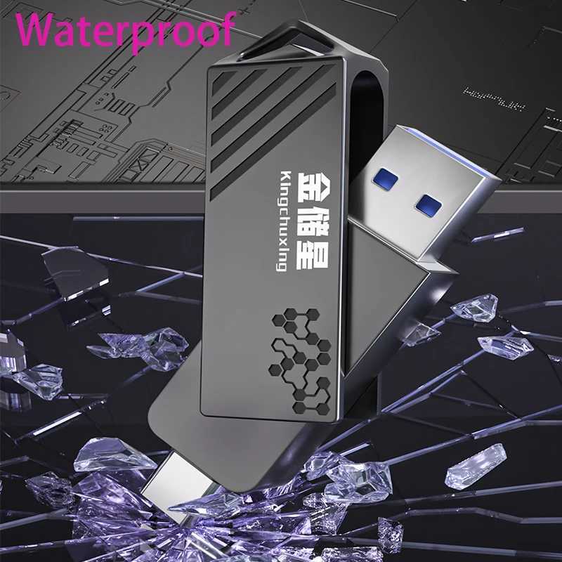 High Speed Solid State USB Drive 1TB Mobile Phone Hard Drive Type-C Dual Interface Mobile Cputer Large Capacity USB Drive 512G C251209