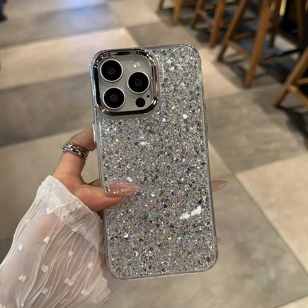 Luxury Bling Glitter Shockproof Phone Case For iPhone 17 Air 16 15 14 13 12 11 Pro Max Plus Soft Bumper Protection Cover C251209