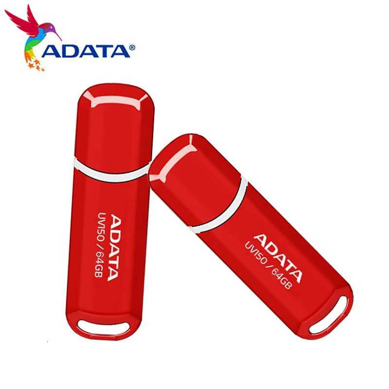 ADATA UV150 USB 32 Flash Drive 32GB 64GB Pendrive High Speed Port Red USB U Disk Pen Drive Memory Stick For Cputer C251209